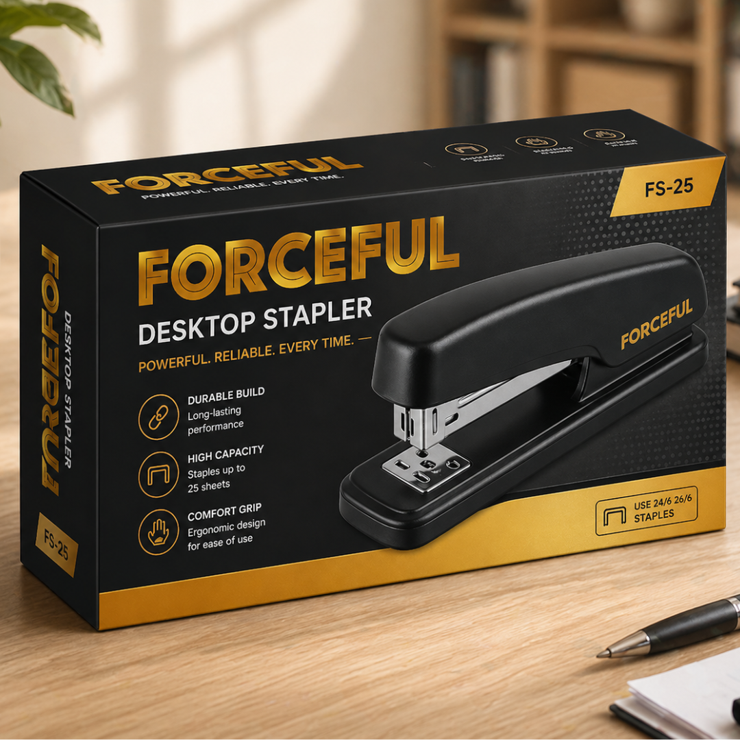 FORCEFUL Desktop Stapler (FS-25)