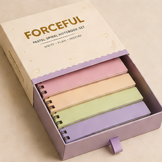 Pastel Spiral Notebook Set