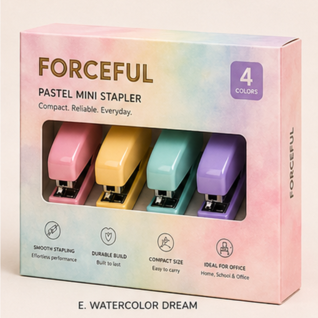 Pastel Mini Stapler